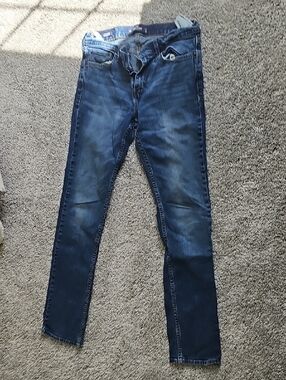 Hollister Light Blue Denim Jeans - Classic Stitching